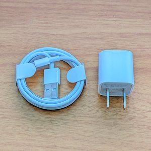 Apple 5W USB A1385 Power Adapter w/ Lightning Cable***